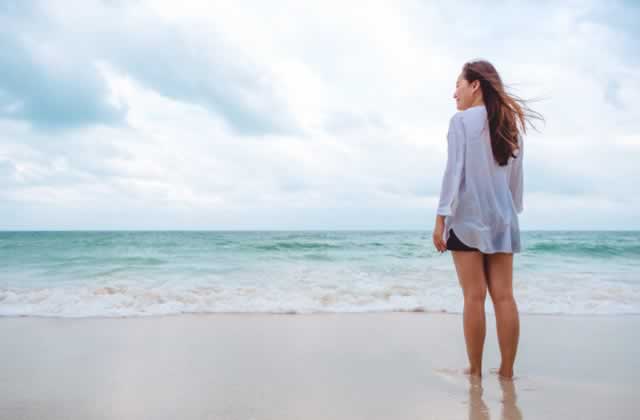 Ir a praia ajuda a dar sentido a sua vida