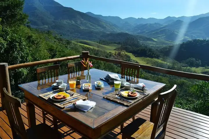 Vista da Serra da Mantiqueira - Cabana Chapéu de Palha - SFX