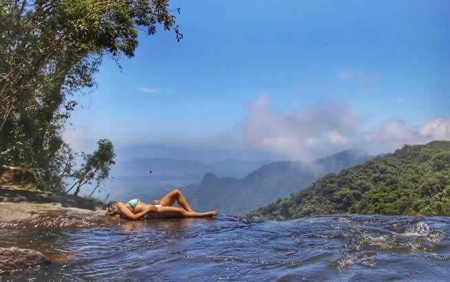 Cachoeira do Bracuí - Vista da Baía de Angra dos Reis