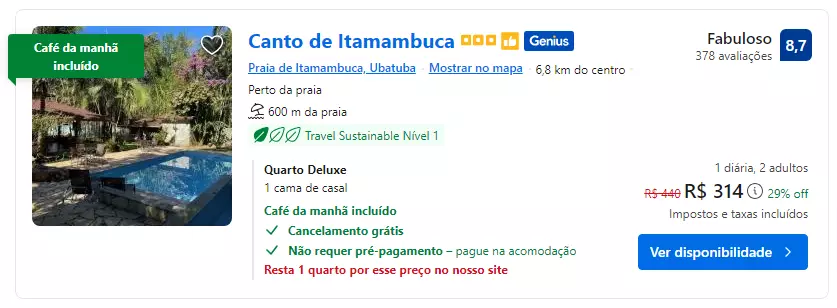Canto de Itamambuca Ubatuba
