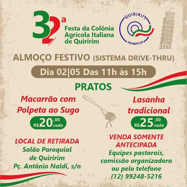 Festa Italiana Quiririm 2021