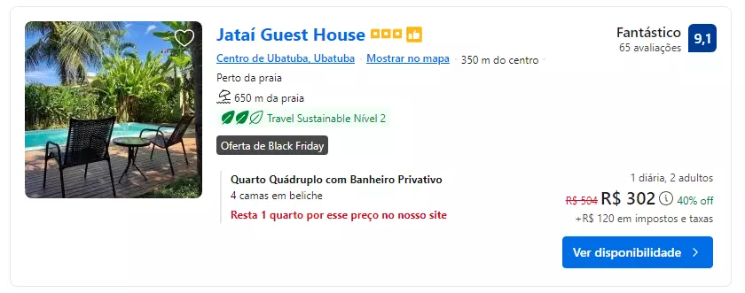 Jataí Guest House Ubatuba