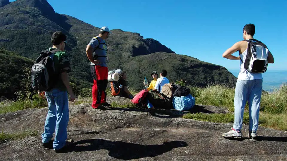 Morro do Careca Inicio da subida até o Pico dos Marins