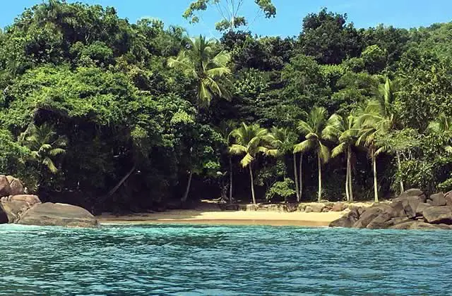 Vista da Praia do Português Ubatuba