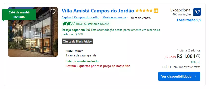 Villa Amistà Campos do Jordão