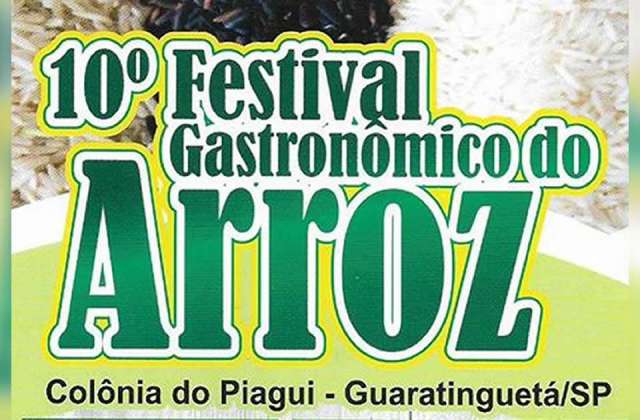 Festival do Arroz da Colônia do Piagui 2018 promete um verdadeiro roteiro gastronômico e cultural.