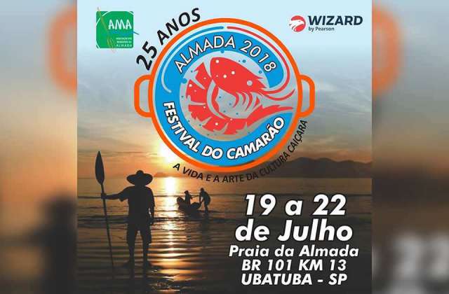 Festival do Camarão da Almada 2018 é o mais famoso festival gastronômico de Ubatuba.