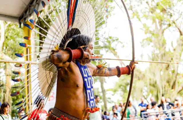 Imagem de capa: Festival Indígena de Bertioga ressalta a celebração da Década da Ciência Oceânica