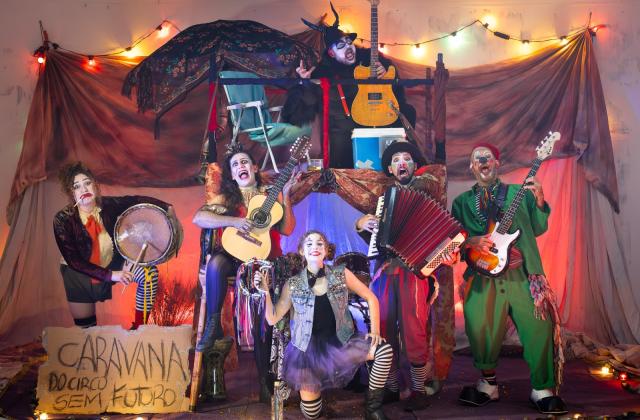 Grupo Nômade apresenta “Caravana do Circo Sem Futuro” em Guararema e Pindamonhangaba com entrada gratuita e intérprete de Libras