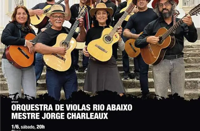 Sesc Taubaté promove show gratuito da Orquestra de Violas Rio Abaixo Mestre Jorge Charleaux
