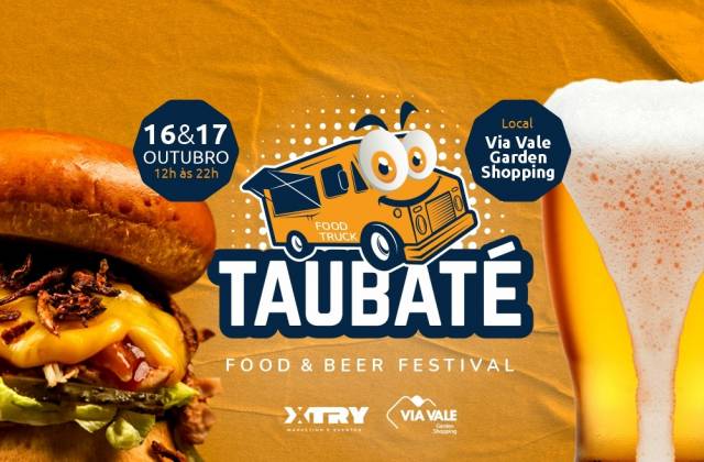 Imagem de capa: Taubaté Food & Beer Festival está de volta!