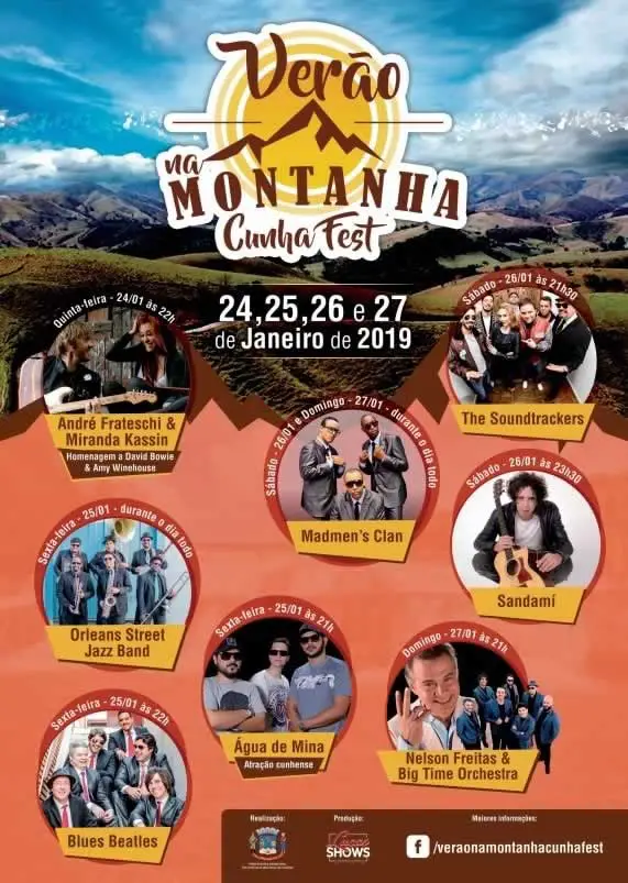 Festival de Verão na Montanha - 2º Cunha Fest 2019