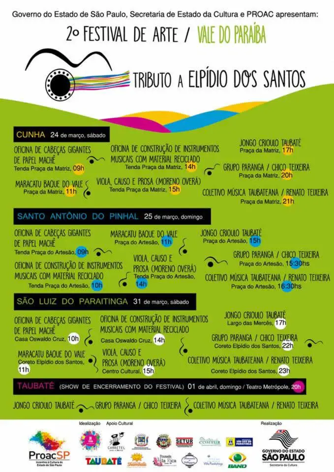 Festival de Artes do Vale do Paraíba Tributo a Elpídio dos Santos