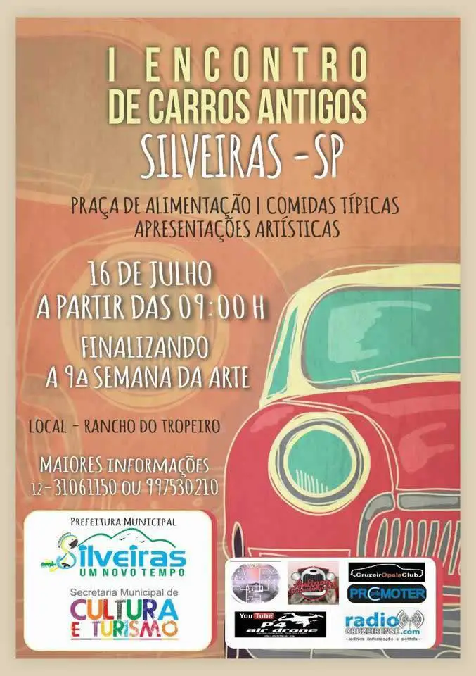 1º Encontro de Carros Antigos de Silveiras 2017