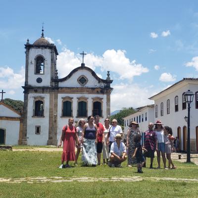 Grupo familiar, minha atuação como guia nacional em Paraty