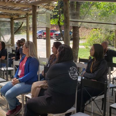 Formandos de Guia de Turismo SENAC, visita técnica